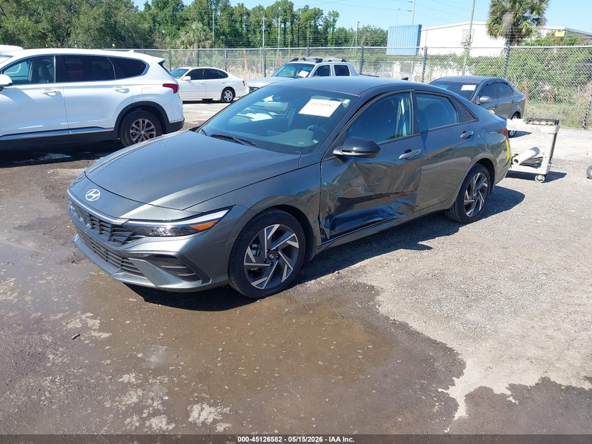 2025 Hyundai Elantra VIN KMHLM4DG7SU071901 IAAI salvage auction — LEFT SIDE, Rebuildable (Florida), sold $8,100 on 2026-07-29 (photo 2)