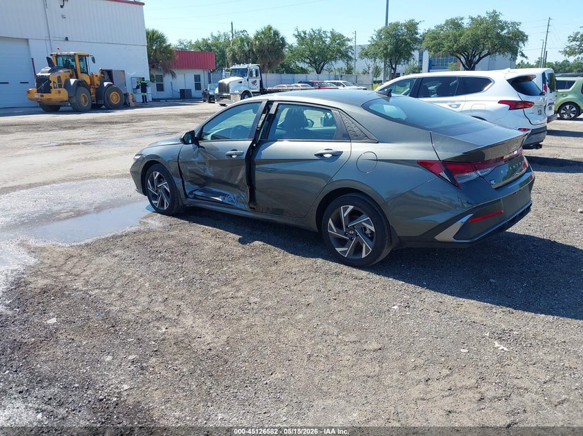 2025 Hyundai Elantra VIN KMHLM4DG7SU071901 IAAI salvage auction — LEFT SIDE, Rebuildable (Florida), sold $8,100 on 2026-07-29 (photo 3)