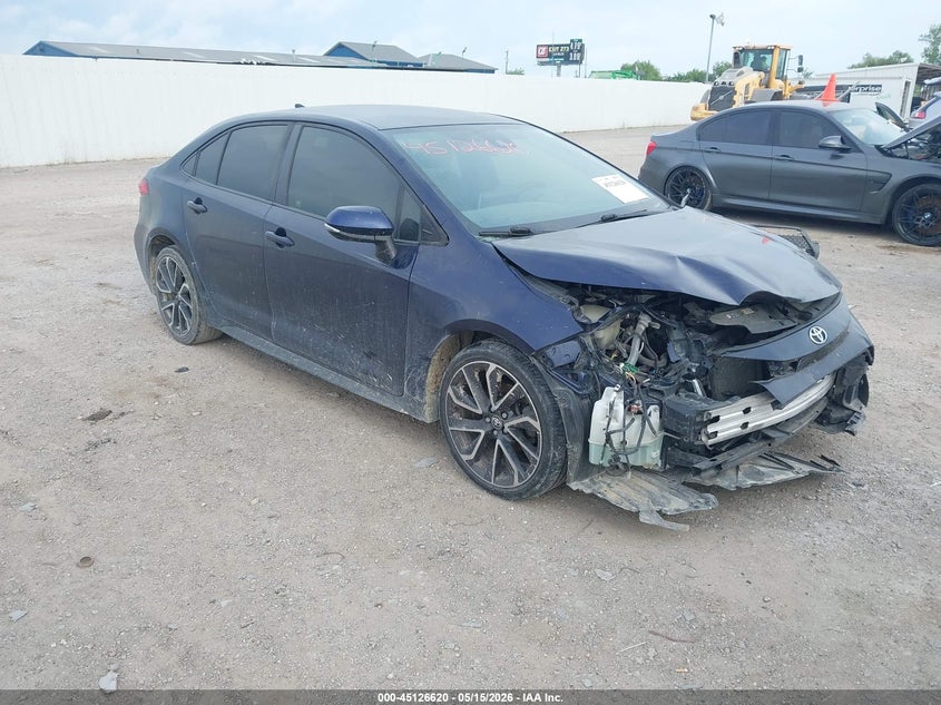 2020 Toyota Corolla VIN JTDS4RCE7LJ002304 IAAI salvage auction — FRONT END, Salvage (Texas), sold $3,250 on 2026-07-29 (photo 1)