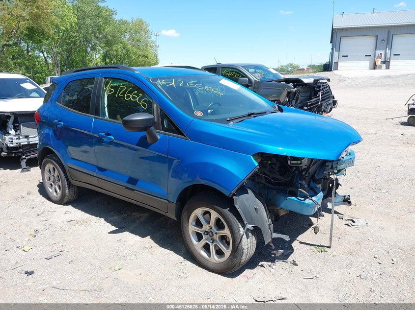 2020 Ford Ecosport VIN MAJ6S3GL4LC327662 IAAI salvage auction — FRONT END, Salvage (Indiana), sold $350 on 2026-07-22 (photo 1)