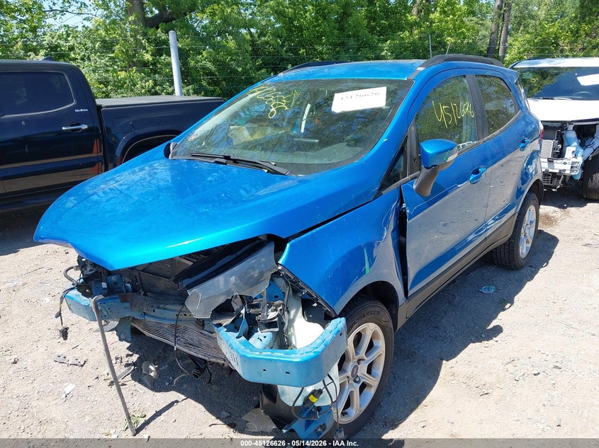 2020 Ford Ecosport VIN MAJ6S3GL4LC327662 IAAI salvage auction — FRONT END, Salvage (Indiana), sold $350 on 2026-07-22 (photo 6)