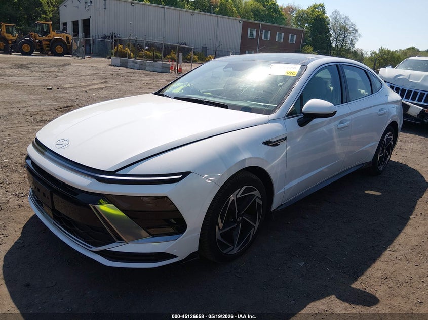 2024 Hyundai Sonata VIN KMHL14JAXRA403642 IAAI salvage auction — FRONT & REAR, Salvage (Massachusetts), sold $9,100 on 2026-07-21 (photo 2)
