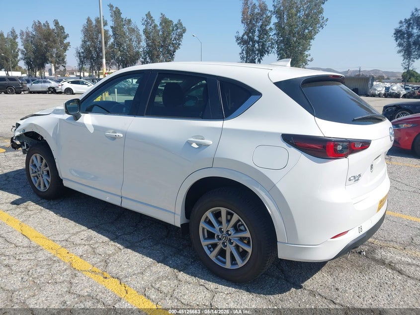 2025 Mazda Cx-5 VIN JM3KFBBL9S0789107 IAAI salvage auction — FRONT END, Salvage (California), sold $5,300 on 2026-07-07 (photo 3)