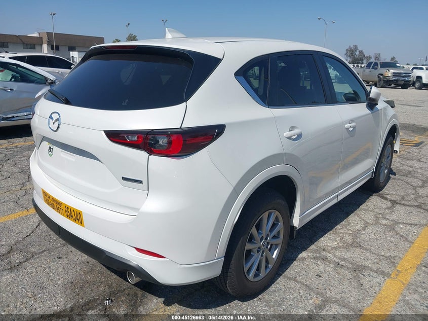 2025 Mazda Cx-5 VIN JM3KFBBL9S0789107 IAAI salvage auction — FRONT END, Salvage (California), sold $5,300 on 2026-07-07 (photo 4)