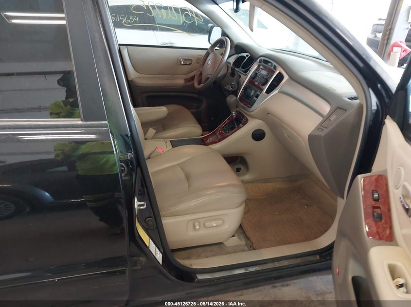 2005 Toyota Highlander VIN JTEEP21A350120656 IAAI salvage auction — NORMAL WEAR, Salvage (Texas), sold $1,450 on 2026-07-15 (photo 5)