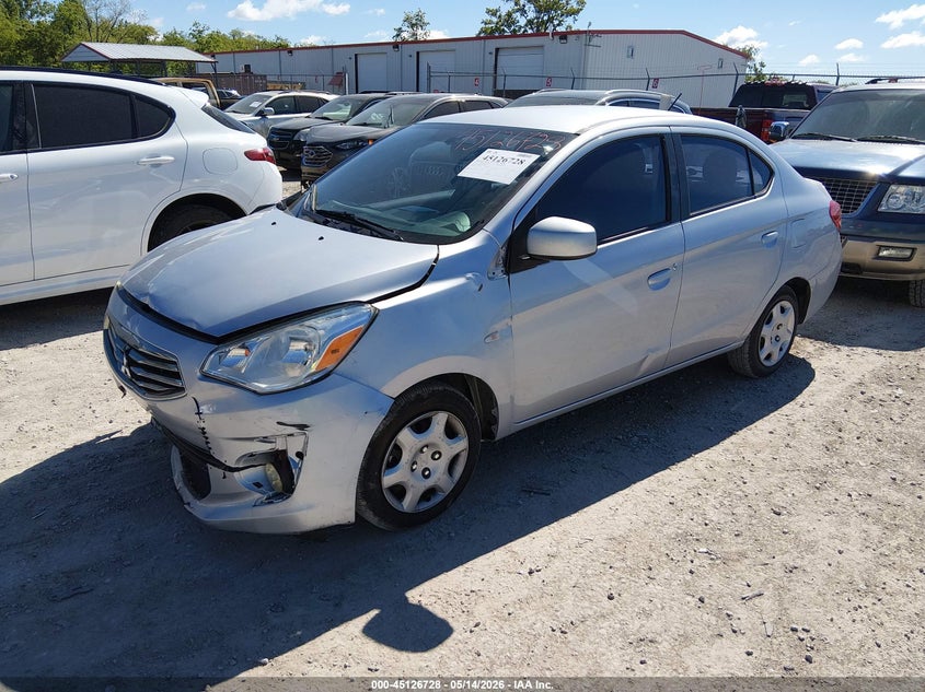 2017 Mitsubishi Mirage VIN ML32F3FJ6HHF07240 IAAI salvage auction — NORMAL WEAR, Salvage (Texas), sold $325 on 2026-07-13 (photo 2)
