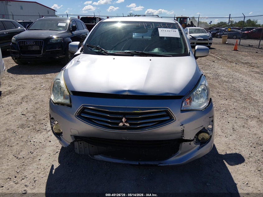 2017 Mitsubishi Mirage VIN ML32F3FJ6HHF07240 IAAI salvage auction — NORMAL WEAR, Salvage (Texas), sold $325 on 2026-07-13 (photo 6)
