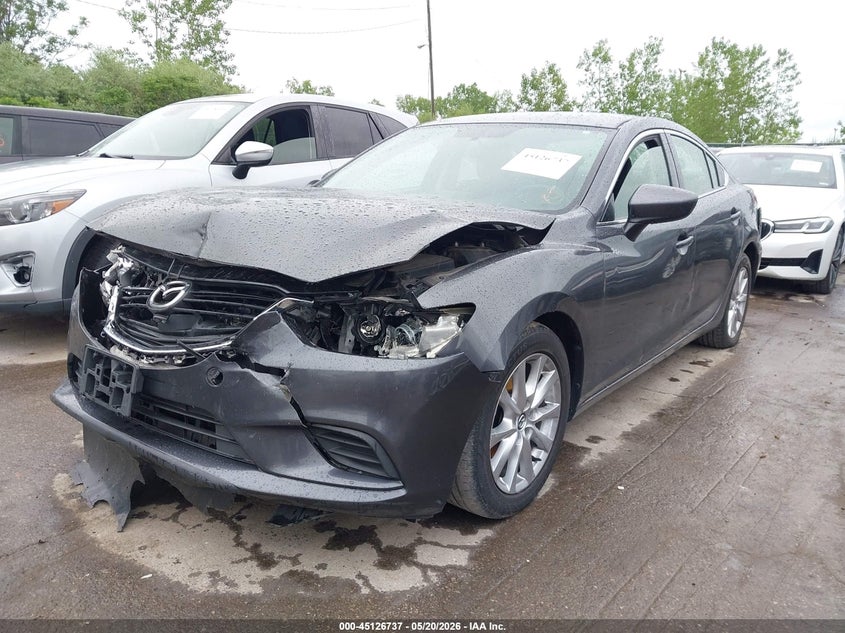 2016 Mazda 6 VIN JM1GJ1U56G1437271 IAAI salvage auction — FRONT END, Salvage (Ohio), sold $375 on 2026-07-07 (photo 2)