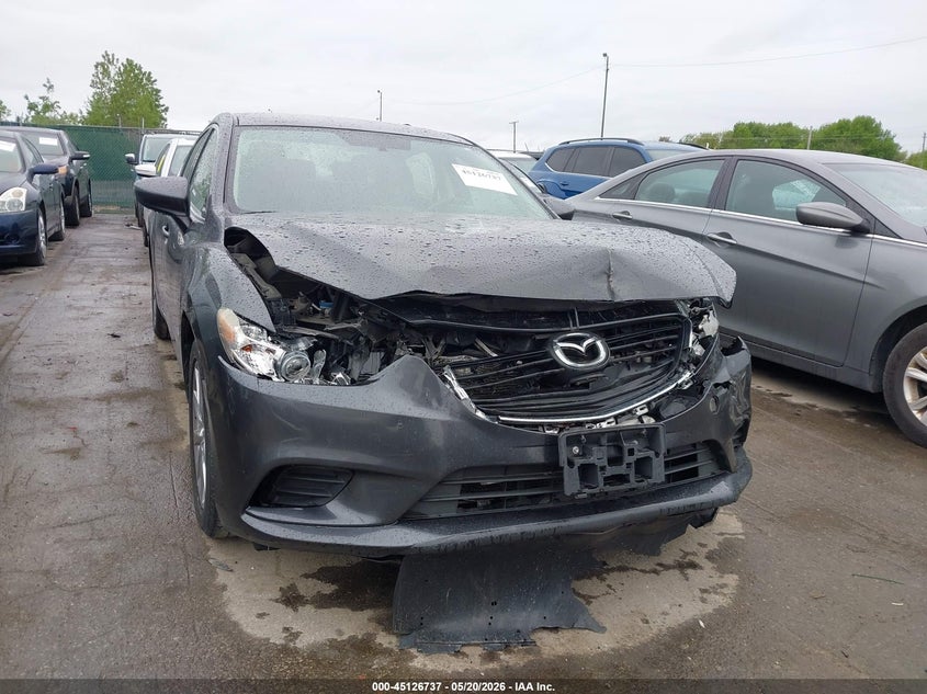 2016 Mazda 6 VIN JM1GJ1U56G1437271 IAAI salvage auction — FRONT END, Salvage (Ohio), sold $375 on 2026-07-07 (photo 6)