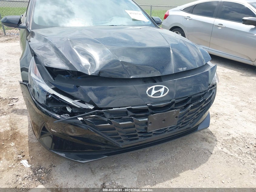 2023 Hyundai Elantra VIN KMHLM4AG4PU582946 IAAI salvage auction — FRONT END, Original (Texas), sold $4,250 on 2026-07-29 (photo 6)