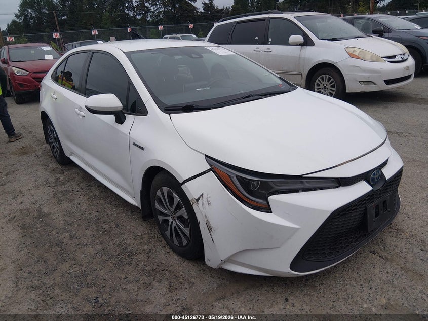 2020 Toyota Corolla VIN JTDEBRBE7LJ024873 IAAI salvage auction — FRONT END, Salvage (Idaho), sold $5,700 on 2026-07-15 (photo 1)