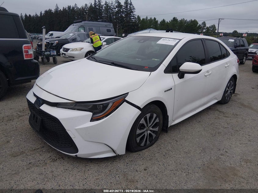 2020 Toyota Corolla VIN JTDEBRBE7LJ024873 IAAI salvage auction — FRONT END, Salvage (Idaho), sold $5,700 on 2026-07-15 (photo 2)