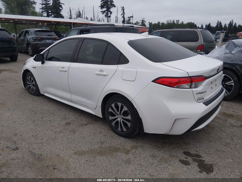 2020 Toyota Corolla VIN JTDEBRBE7LJ024873 IAAI salvage auction — FRONT END, Salvage (Idaho), sold $5,700 on 2026-07-15 (photo 3)