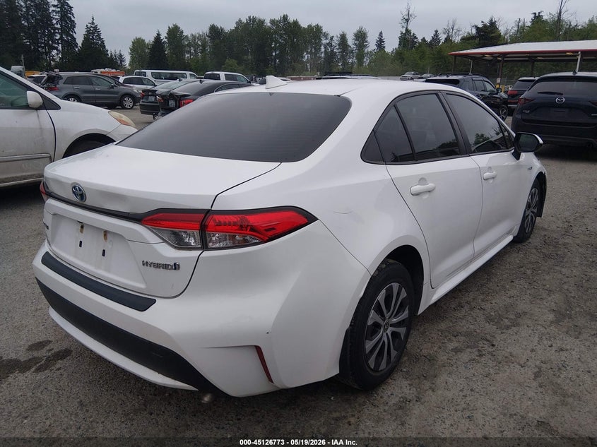 2020 Toyota Corolla VIN JTDEBRBE7LJ024873 IAAI salvage auction — FRONT END, Salvage (Idaho), sold $5,700 on 2026-07-15 (photo 4)