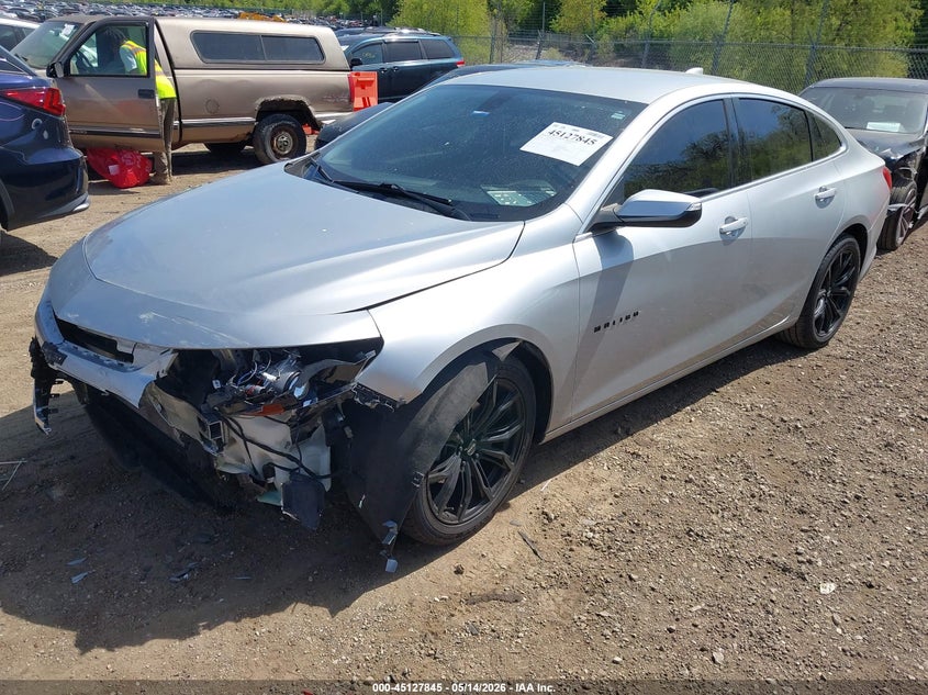 2018 Chevrolet Malibu VIN 1G1ZD5STXJF143206 IAAI salvage auction — FRONT END, Salvage (Illinois), sold $825 on 2026-07-22 (photo 2)
