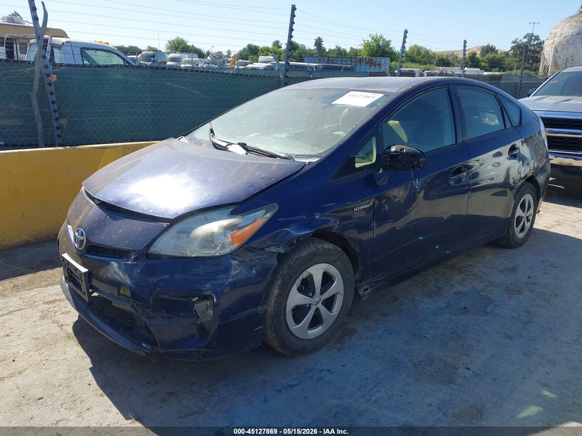 2012 Toyota Prius VIN JTDKN3DUXC1592224 IAAI salvage auction — LEFT FRONT, Salvage (California), sold $2,175 on 2026-07-09 (photo 2)