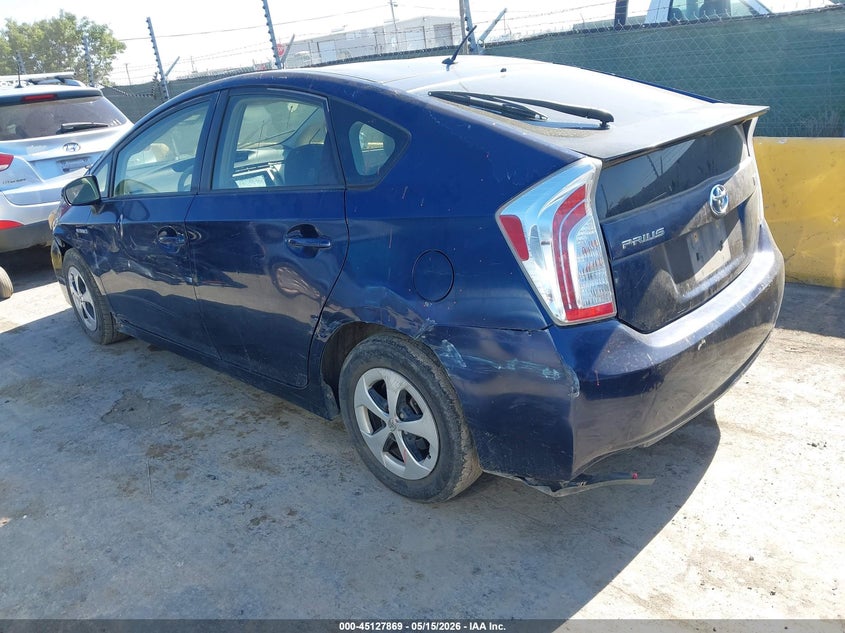 2012 Toyota Prius VIN JTDKN3DUXC1592224 IAAI salvage auction — LEFT FRONT, Salvage (California), sold $2,175 on 2026-07-09 (photo 3)