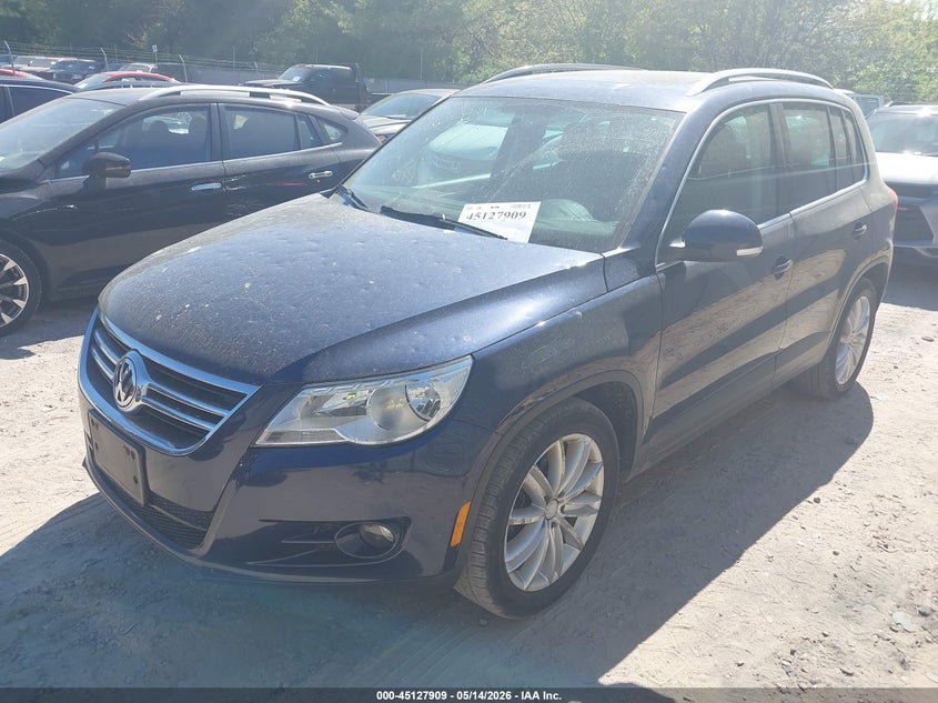 2011 Volkswagen Tiguan VIN WVGBV7AX4BW566379 IAAI salvage auction — HAIL, Junk Bill Of Sale Mv2459 (Wisconsin), sold $375 on 2026-07-08 (photo 2)