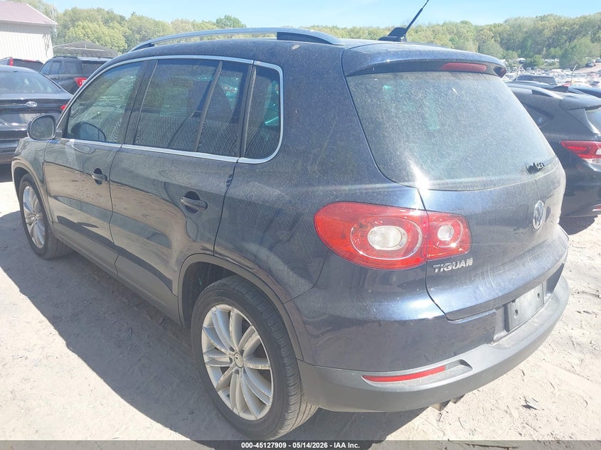 2011 Volkswagen Tiguan VIN WVGBV7AX4BW566379 IAAI salvage auction — HAIL, Junk Bill Of Sale Mv2459 (Wisconsin), sold $375 on 2026-07-08 (photo 3)