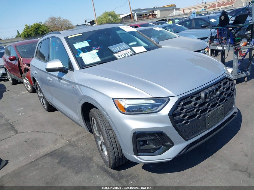 2024 Audi Q5 VIN WA1EAAFY9R2116248 IAAI salvage auction — LEFT REAR, Salvage Certificate (California), sold $21,800 on 2026-07-15 (photo 1)