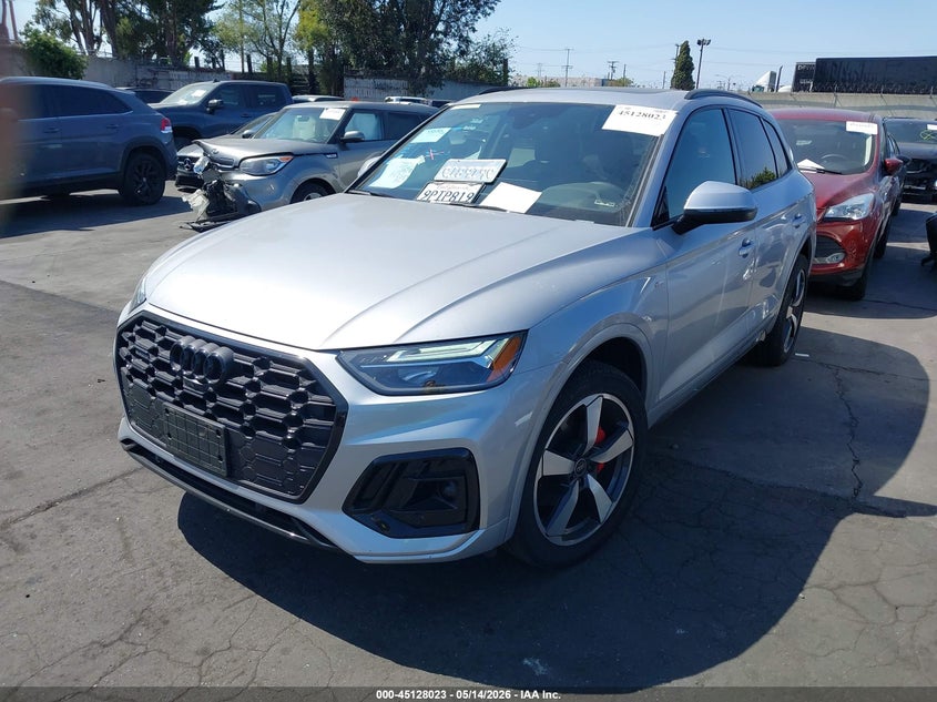 2024 Audi Q5 VIN WA1EAAFY9R2116248 IAAI salvage auction — LEFT REAR, Salvage Certificate (California), sold $21,800 on 2026-07-15 (photo 2)