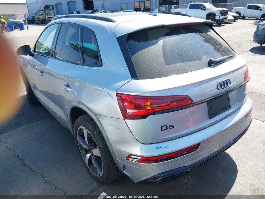 2024 Audi Q5 VIN WA1EAAFY9R2116248 IAAI salvage auction — LEFT REAR, Salvage Certificate (California), sold $21,800 on 2026-07-15 (photo 3)