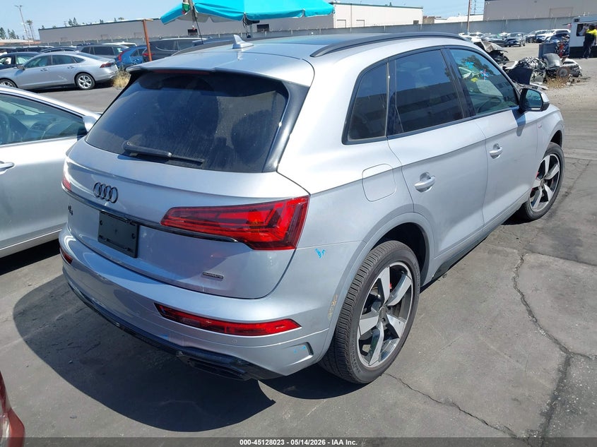 2024 Audi Q5 VIN WA1EAAFY9R2116248 IAAI salvage auction — LEFT REAR, Salvage Certificate (California), sold $21,800 on 2026-07-15 (photo 4)