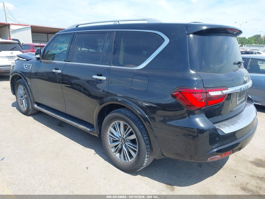 2024 Infiniti Qx80 VIN JN8AZ2AF1R9765580 IAAI salvage auction — FRONT END, Original (Texas), sold $16,600 on 2026-07-29 (photo 3)