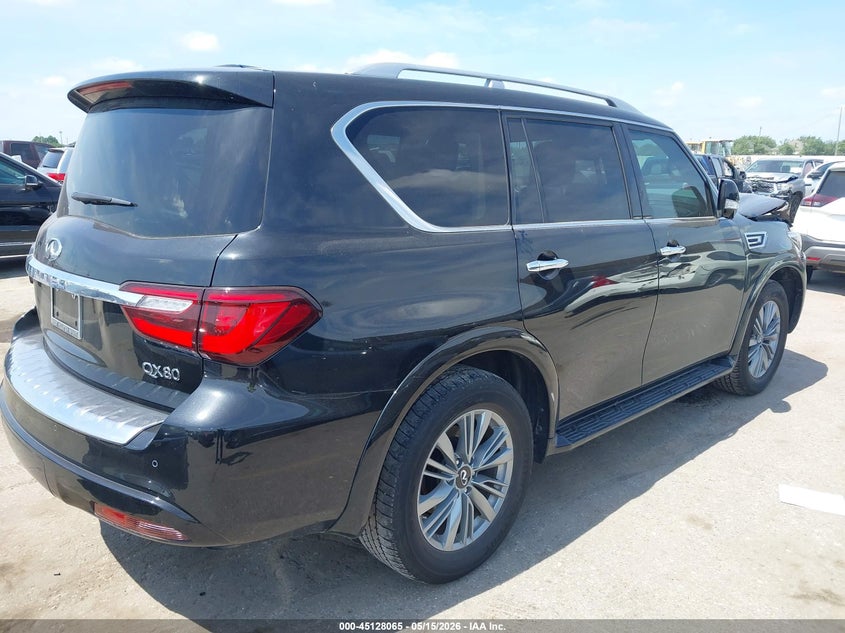 2024 Infiniti Qx80 VIN JN8AZ2AF1R9765580 IAAI salvage auction — FRONT END, Original (Texas), sold $16,600 on 2026-07-29 (photo 4)