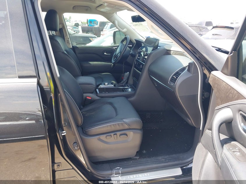 2024 Infiniti Qx80 VIN JN8AZ2AF1R9765580 IAAI salvage auction — FRONT END, Original (Texas), sold $16,600 on 2026-07-29 (photo 5)