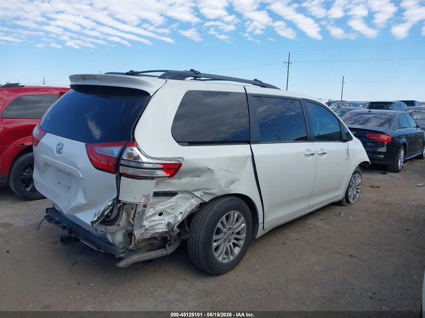 2016 Toyota Sienna VIN 5TDYK3DC2GS723505 IAAI salvage auction — REAR END, Salvage (Texas), sold $4,500 on 2026-07-21 (photo 4)