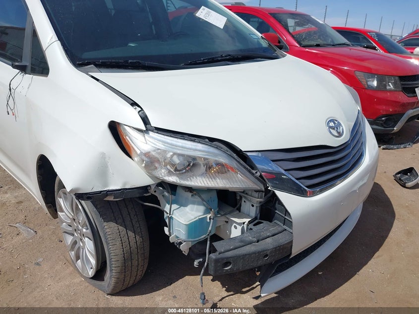 2016 Toyota Sienna VIN 5TDYK3DC2GS723505 IAAI salvage auction — REAR END, Salvage (Texas), sold $4,500 on 2026-07-21 (photo 6)