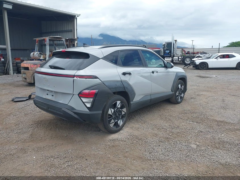 2024 Hyundai Kona VIN KM8HB3AB7RU040768 IAAI salvage auction — REAR END, Salvage (Hawaii), sold $1,300 on 2026-07-28 (photo 4)