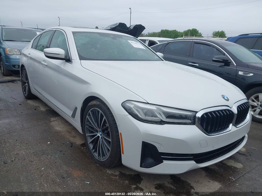 2021 BMW 5er VIN WBA53BH03MWW98200 IAAI salvage auction — HAIL, Salvage (Ohio), sold $15,350 on 2026-07-06 (photo 1)
