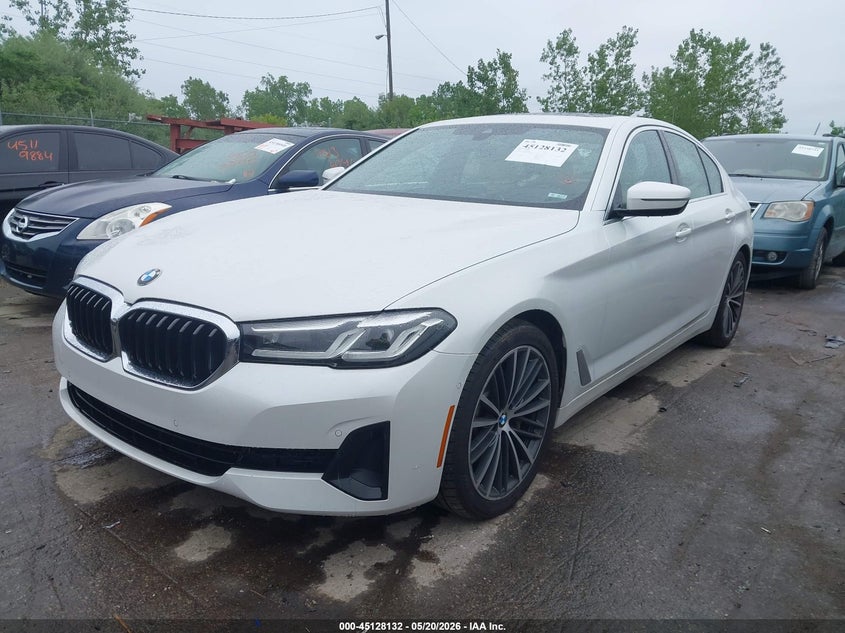 2021 BMW 5er VIN WBA53BH03MWW98200 IAAI salvage auction — HAIL, Salvage (Ohio), sold $15,350 on 2026-07-06 (photo 2)