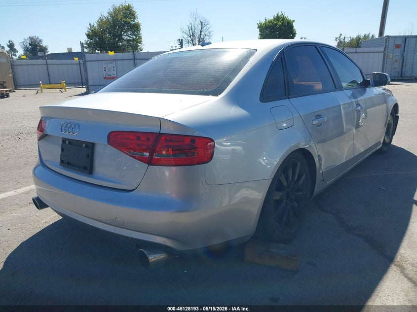 2014 Audi A4 VIN WAUAFAFL5EA011097 IAAI salvage auction — NORMAL WEAR, Clear - Dealer Only (California), sold $150 on 2026-07-28 (photo 4)