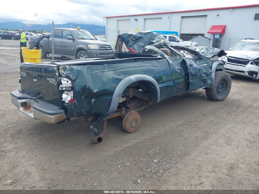2001 Toyota Tacoma VIN 5TEWN72N01Z869759 IAAI salvage auction — ROLLOVER, Bill Of Sale (Washington), sold $825 on 2026-07-07 (photo 4)