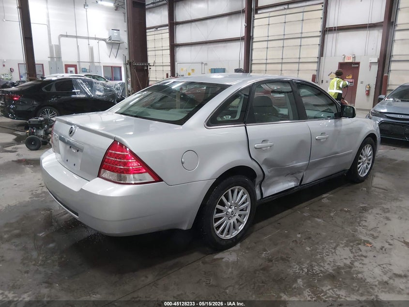 2005 Mercury Montego VIN 1MEFM42195G625537 IAAI salvage auction — RIGHT REAR, Salvage (Idaho), sold $150 on 2026-07-10 (photo 4)