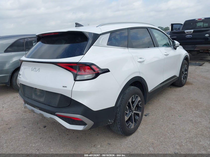 2024 Kia Sportage VIN 5XYK3CDFXRG206661 IAAI salvage auction — HAIL, Original (Texas), sold $12,800 on 2026-07-28 (photo 4)