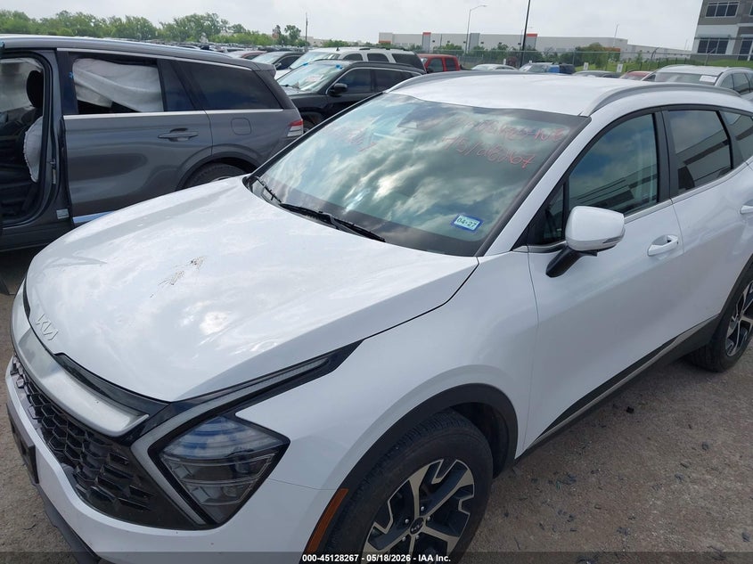 2024 Kia Sportage VIN 5XYK3CDFXRG206661 IAAI salvage auction — HAIL, Original (Texas), sold $12,800 on 2026-07-28 (photo 6)