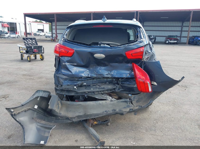 2014 Kia Sportage VIN KNDPCCAC9E7646653 IAAI salvage auction — REAR END, Salvage (Idaho), sold $1,300 on 2026-07-14 (photo 6)