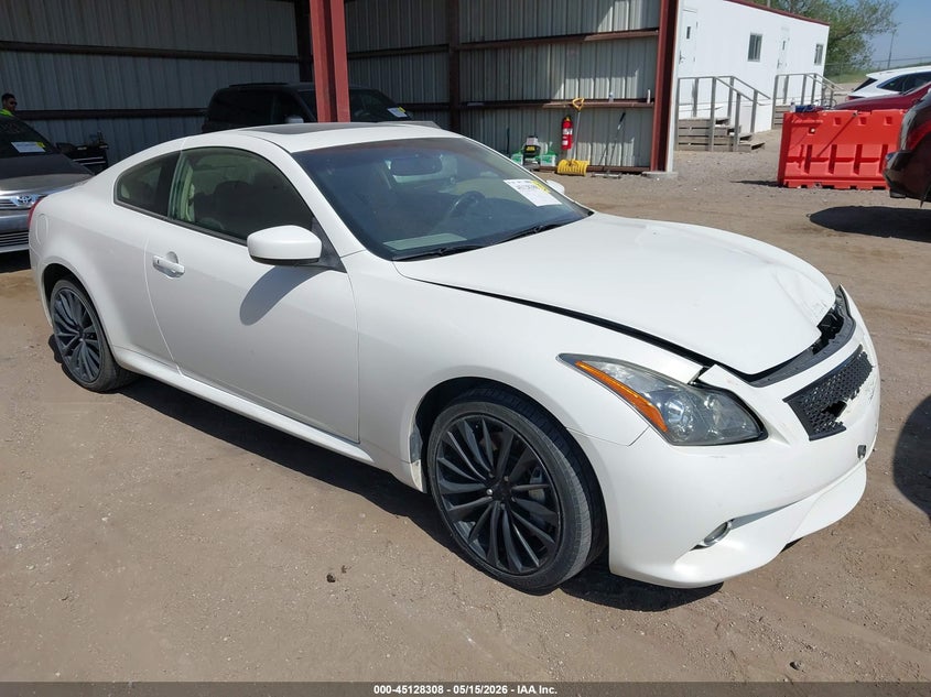 2012 Infiniti G VIN JN1CV6EL4CM473310 IAAI salvage auction — FRONT END, Certificate Of Title (Nebraska), sold $2,900 on 2026-07-16 (photo 1)