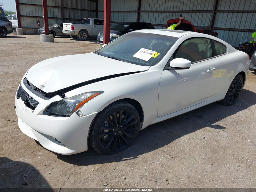2012 Infiniti G VIN JN1CV6EL4CM473310 IAAI salvage auction — FRONT END, Certificate Of Title (Nebraska), sold $2,900 on 2026-07-16 (photo 2)
