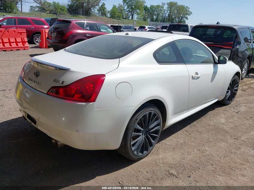 2012 Infiniti G VIN JN1CV6EL4CM473310 IAAI salvage auction — FRONT END, Certificate Of Title (Nebraska), sold $2,900 on 2026-07-16 (photo 4)