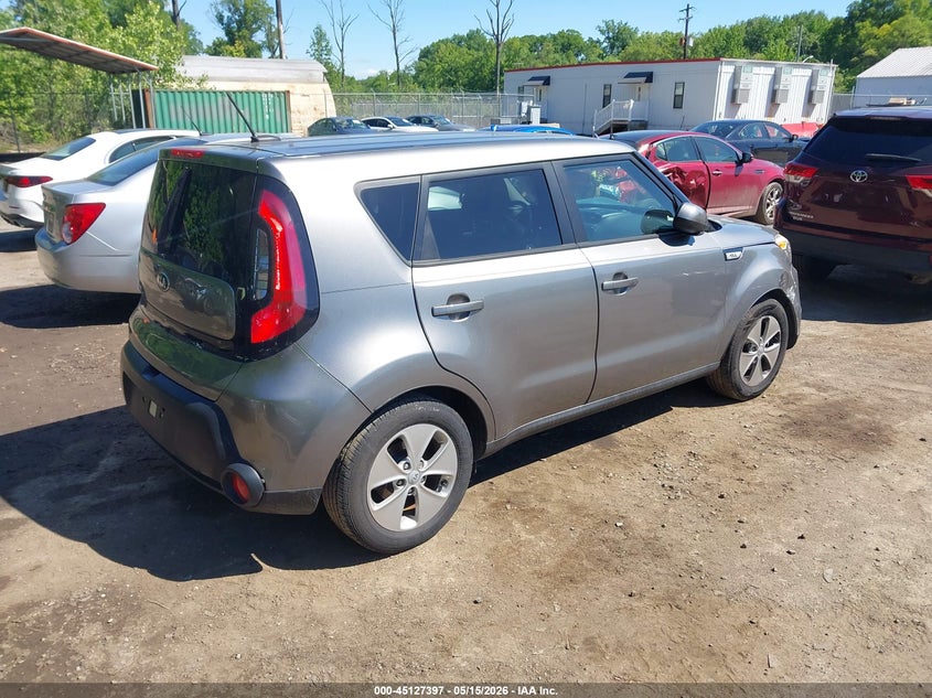 2016 Kia Soul VIN KNDJN2A21G7242038 IAAI salvage auction — LEFT FRONT, Salvage - Greater Than 75% (Maryland), sold $925 on 2026-07-07 (photo 4)