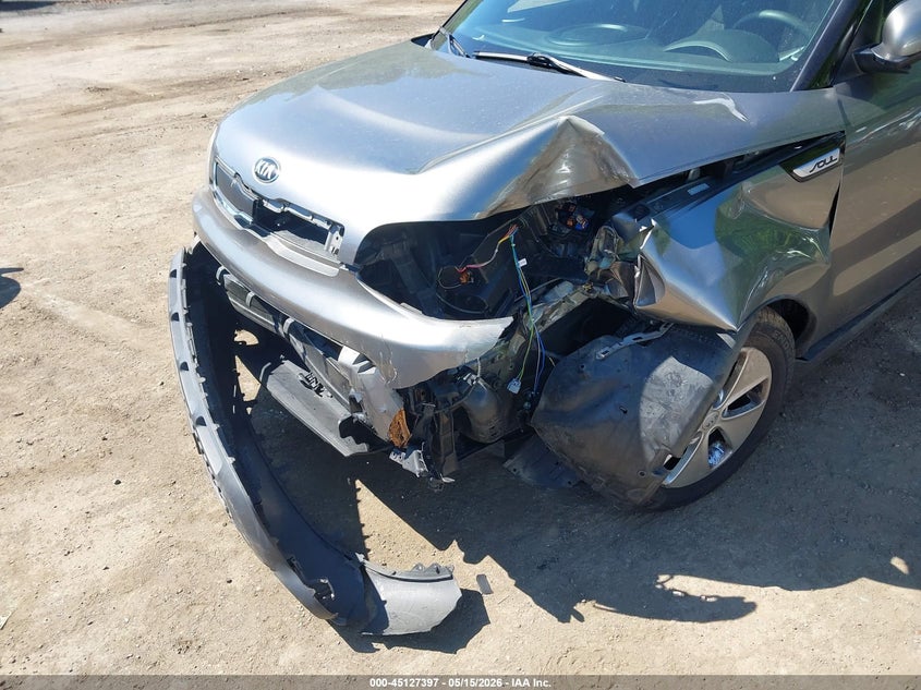 2016 Kia Soul VIN KNDJN2A21G7242038 IAAI salvage auction — LEFT FRONT, Salvage - Greater Than 75% (Maryland), sold $925 on 2026-07-07 (photo 6)