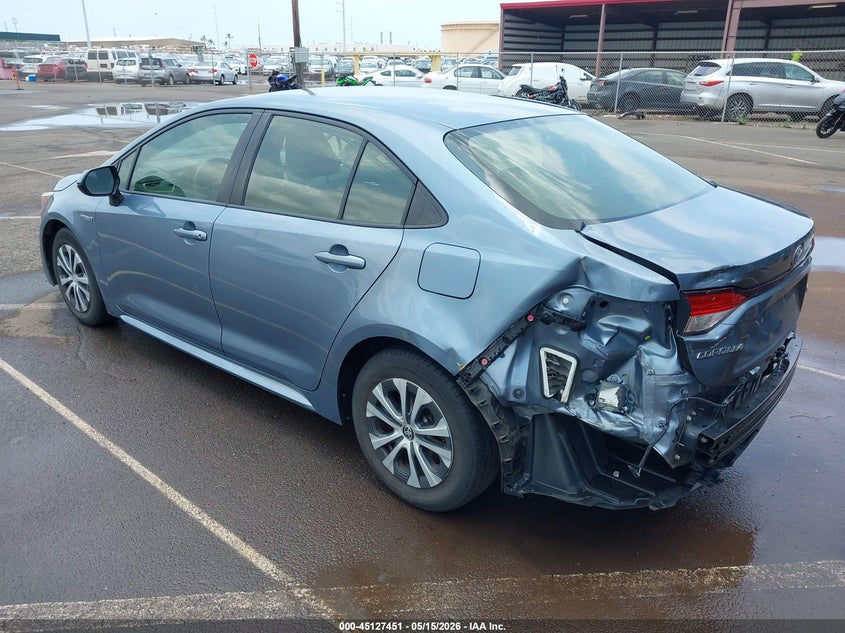 2021 Toyota Corolla VIN JTDEAMDE9MJ026628 IAAI salvage auction — REAR END, Clear (Hawaii), sold $5,000 on 2026-07-30 (photo 3)