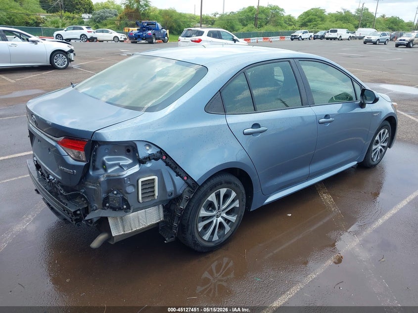 2021 Toyota Corolla VIN JTDEAMDE9MJ026628 IAAI salvage auction — REAR END, Clear (Hawaii), sold $5,000 on 2026-07-30 (photo 4)