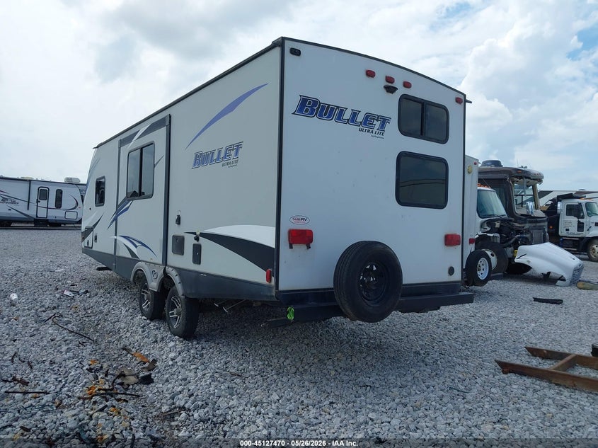 2019 Keystone Bullett 243bh VIN 4YDT24327KT433678 IAAI salvage auction — HAIL, Clear (Oklahoma), sold $7,150 on 2026-09-08 (photo 3)