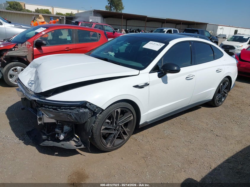 2024 Hyundai Sonata VIN KMHL54JC4RA362138 IAAI salvage auction — FRONT END, Salvage (California), sold $6,200 on 2026-07-29 (photo 2)